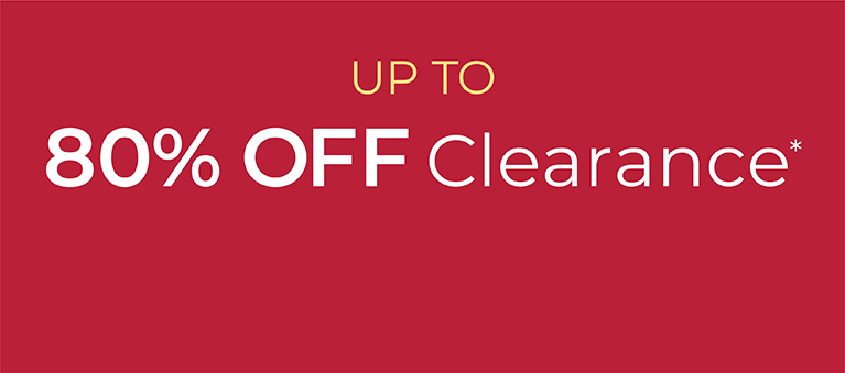 Up to 80% Off Clearance