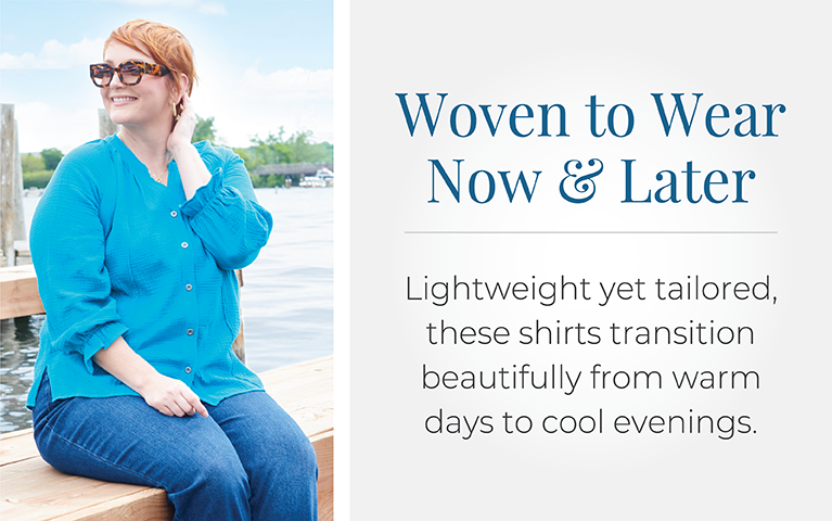 Woven to Wear Now & Later: Lightweight yet tailored, these shirts transition beautifully from warm days to cool evenings.