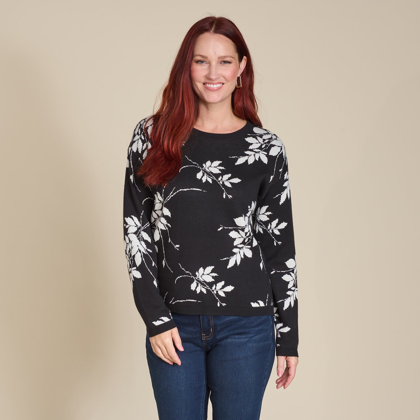 Black Multi Front Detail Missy