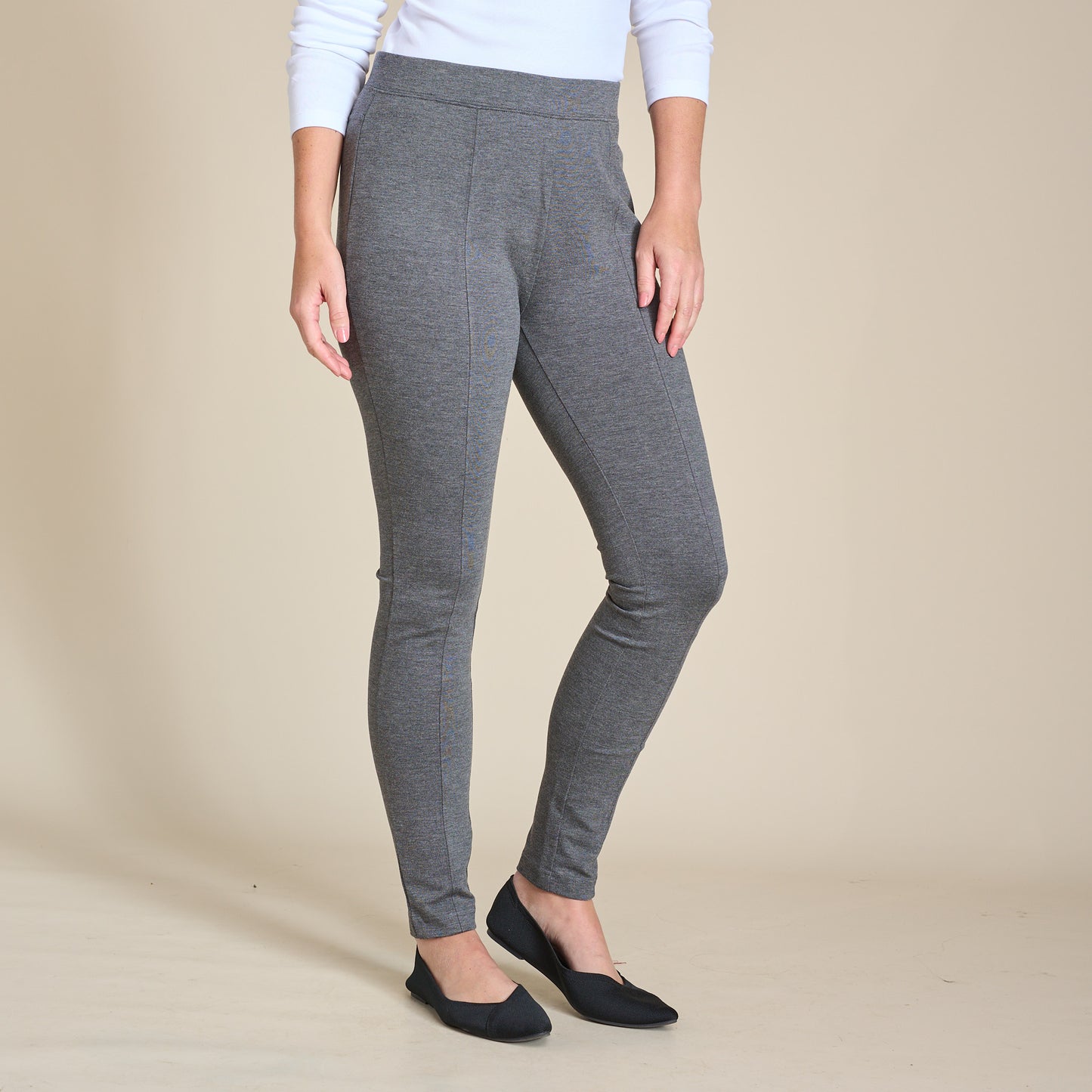Heather Grey Front Detail Missy