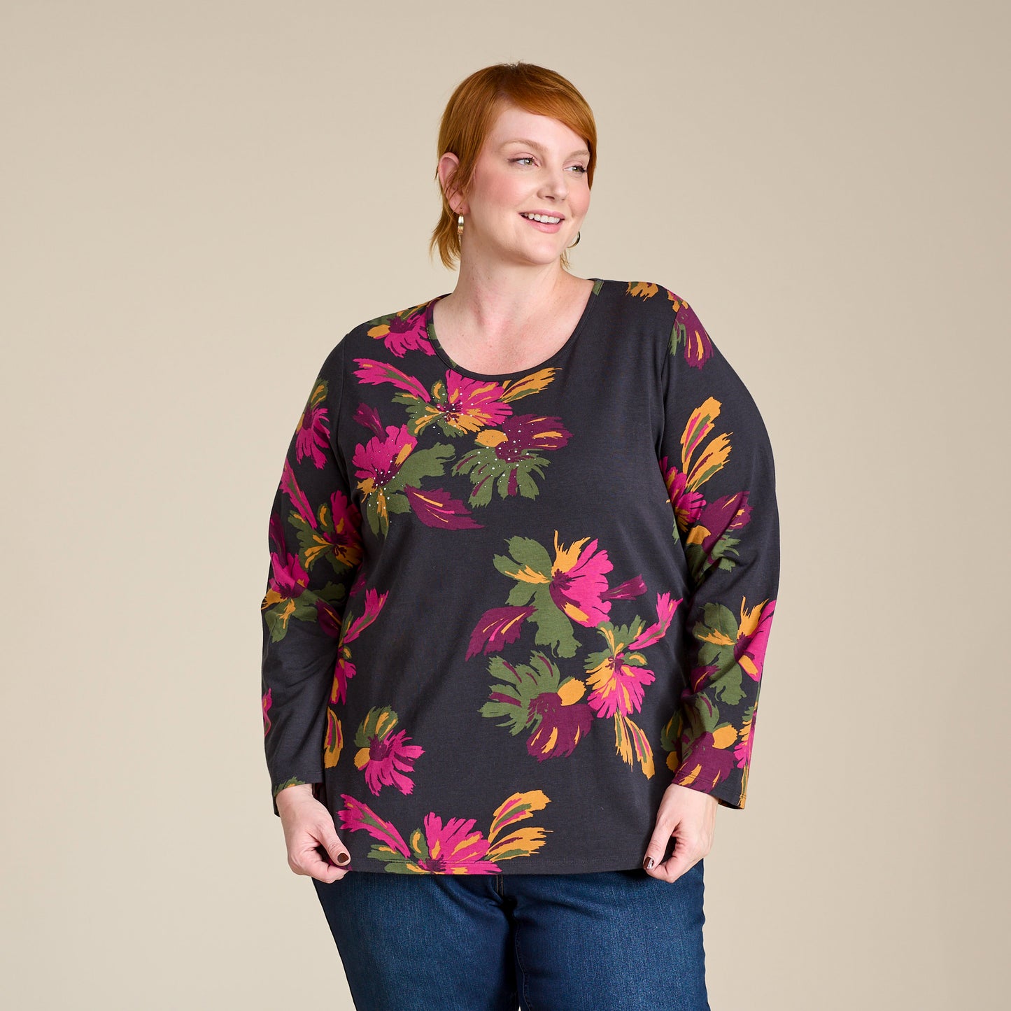 Black Multi Front Detail Women