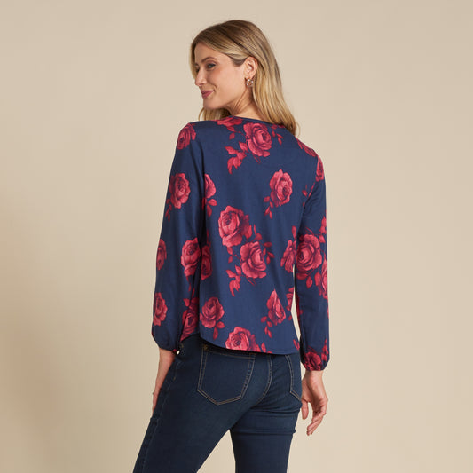 Navy Blazer Back Detail Missy