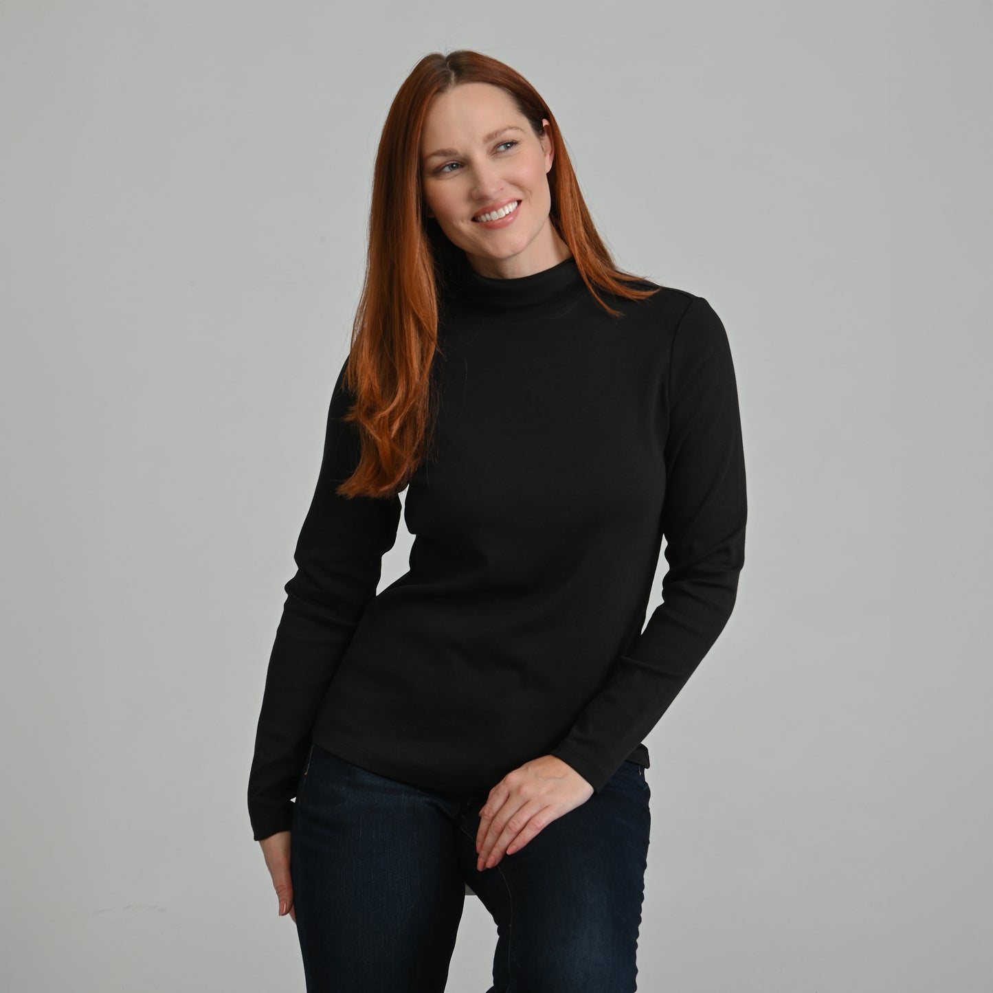 Black Front Detail Missy