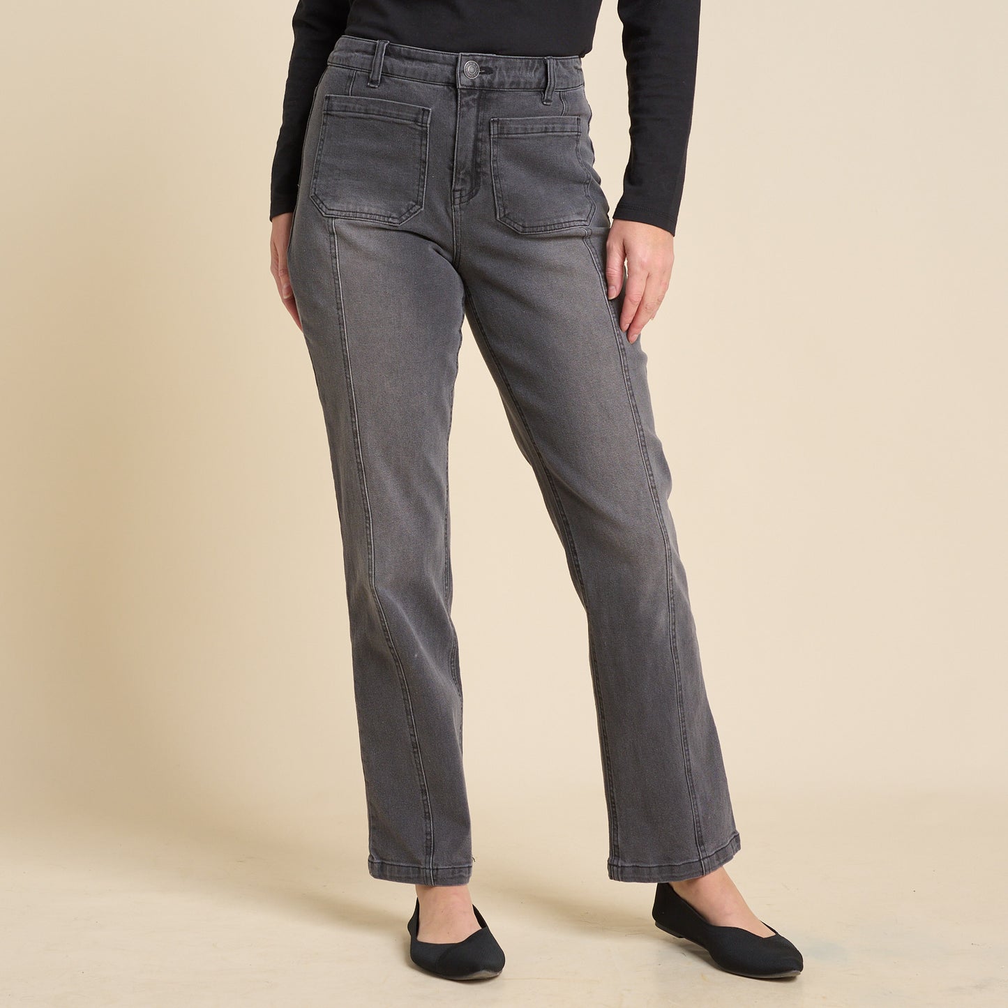 Grey Wash Front Detail Missy