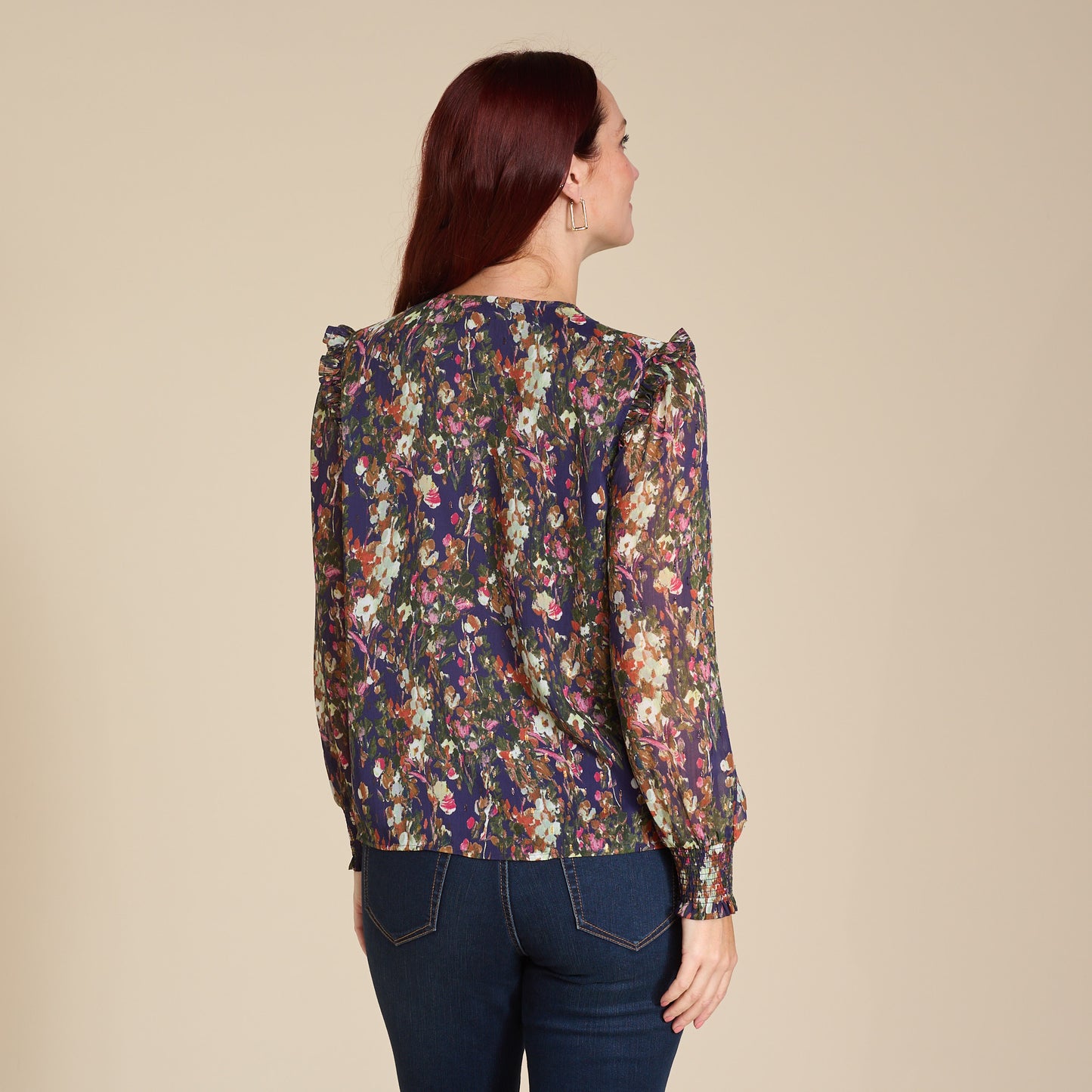 Navy Blazer Back Detail Missy