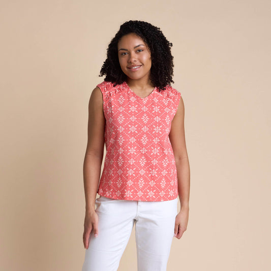 Coral Sunset Front Detail Missy