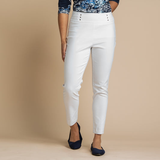 White Front Detail Missy