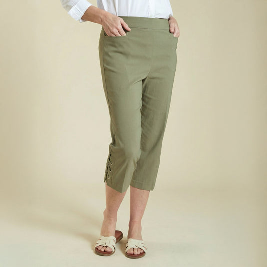 Burnt Olive Front Detail Missy