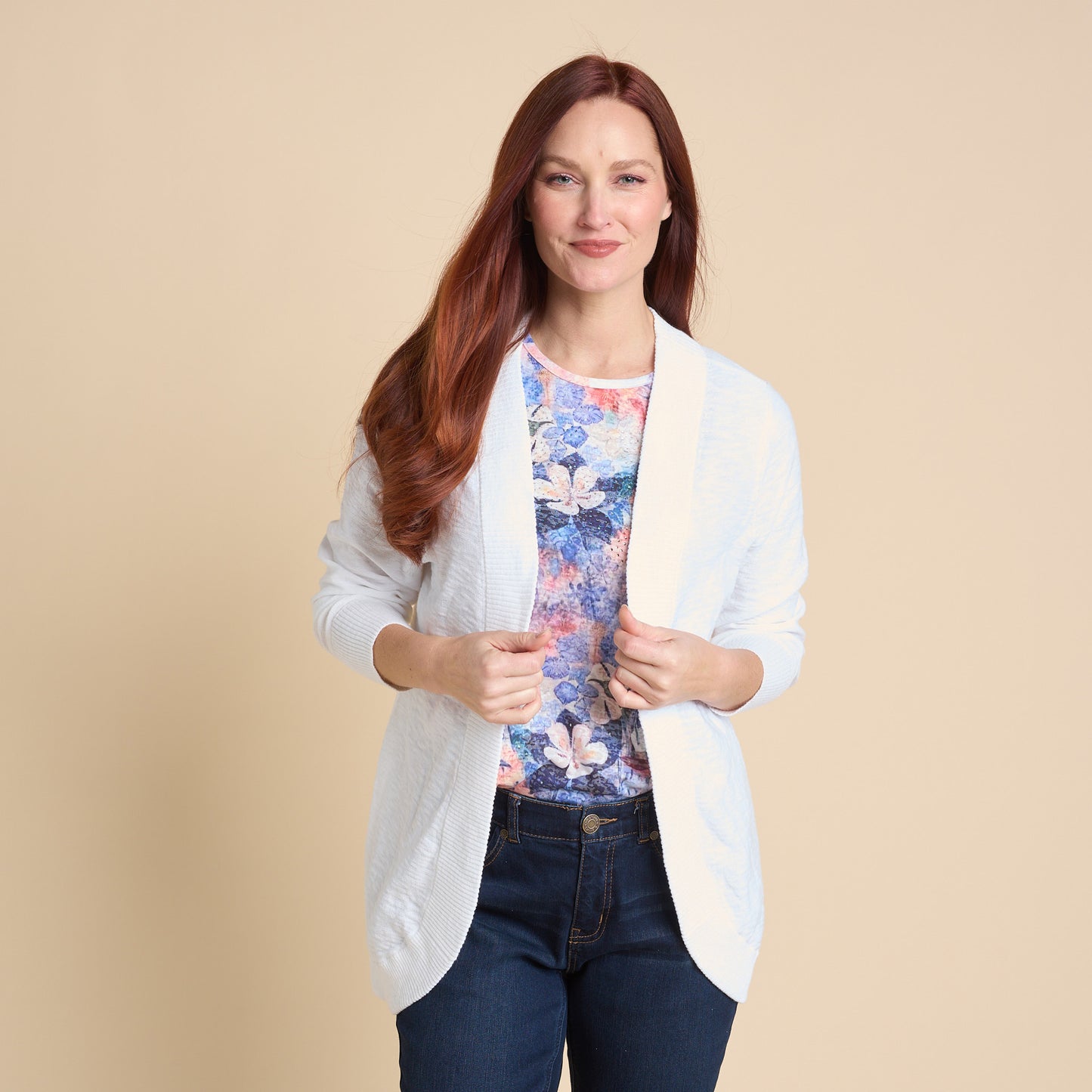 White Front Detail Missy