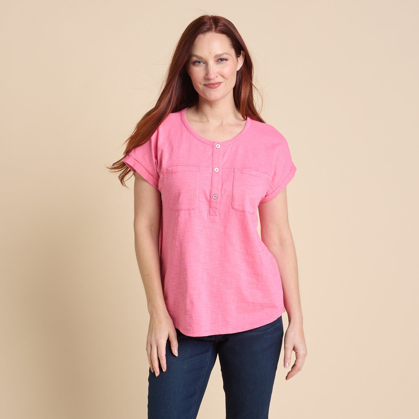 Confetti Pink Front Detail Missy