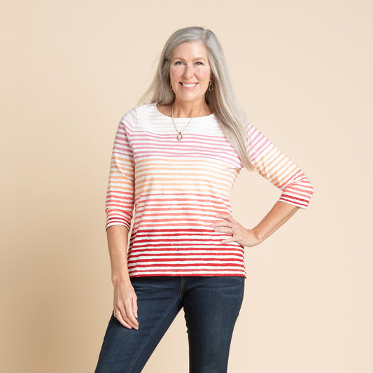 Red Pink Multi Front Detail Missy