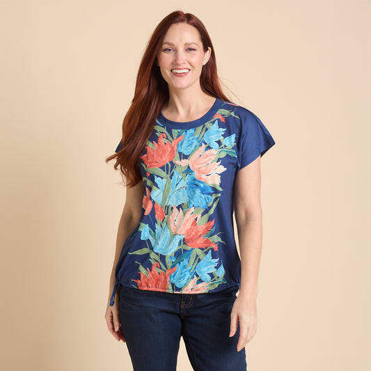 Navy Blazer Front Detail Missy