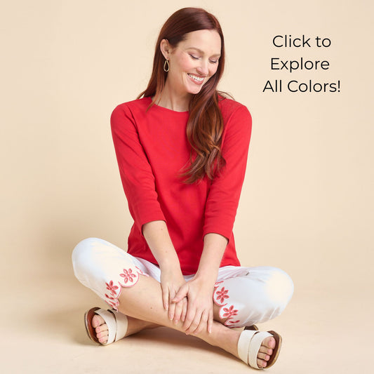 Red Front Detail Missy