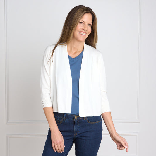 Bright White Front Detail Missy