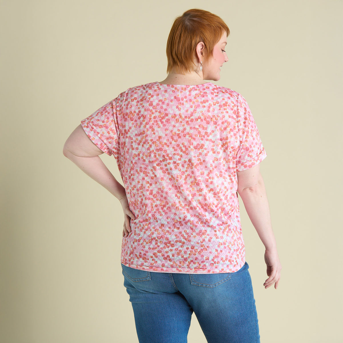 Pink Blush Back Detail Women