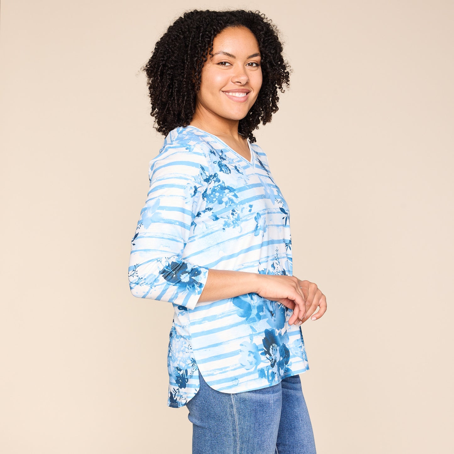 Azure Blue Side Detail Missy