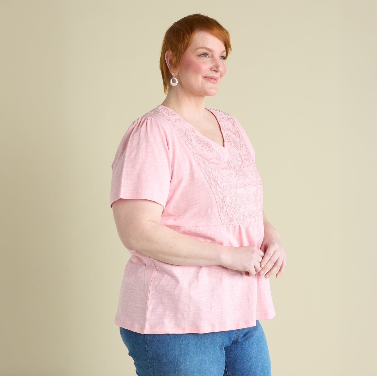 Pink Blush Side Detail Women
