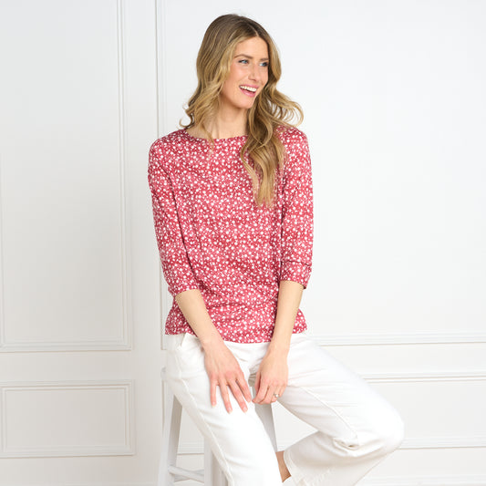 Cherry Dot Front Detail Missy