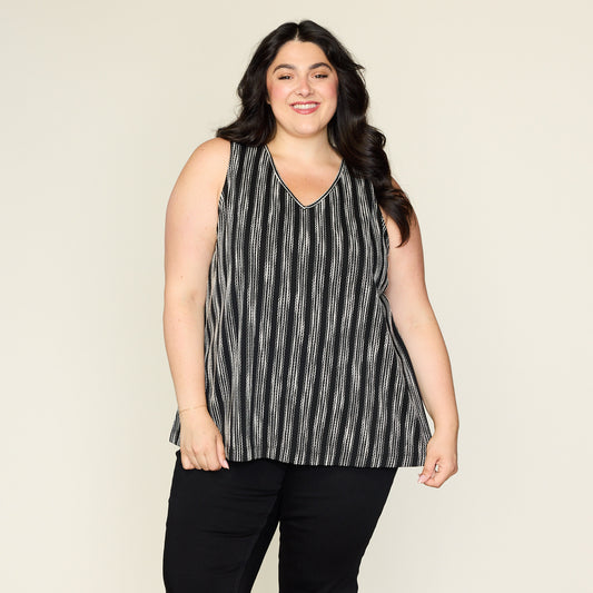 Black Front Detail Women