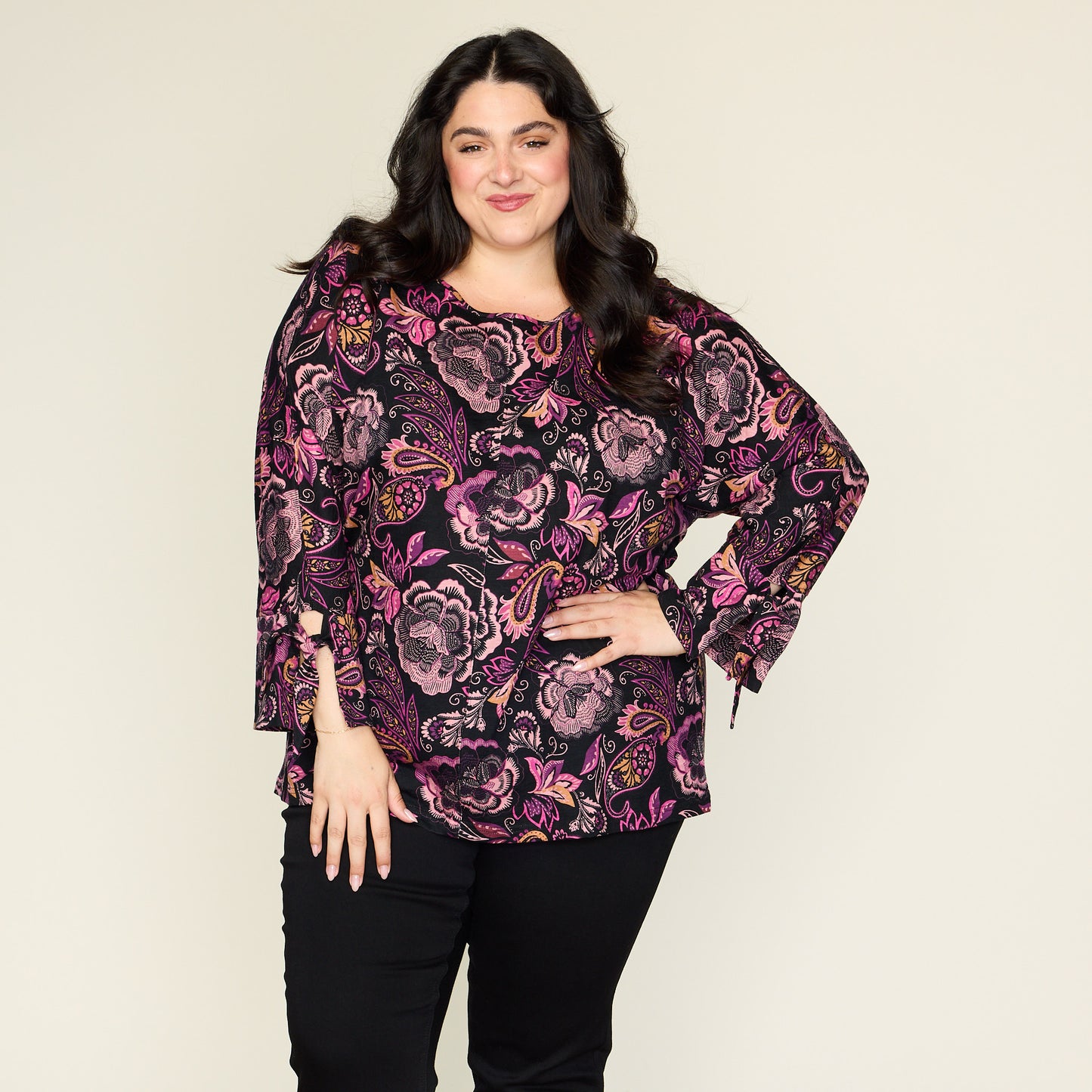 Plum Purple Front Detail Women