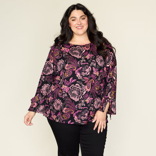 Plum Purple Front Detail Women
