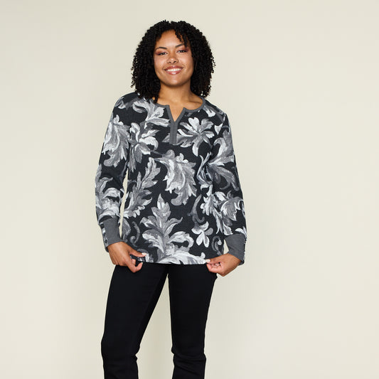 Black Front Detail Missy