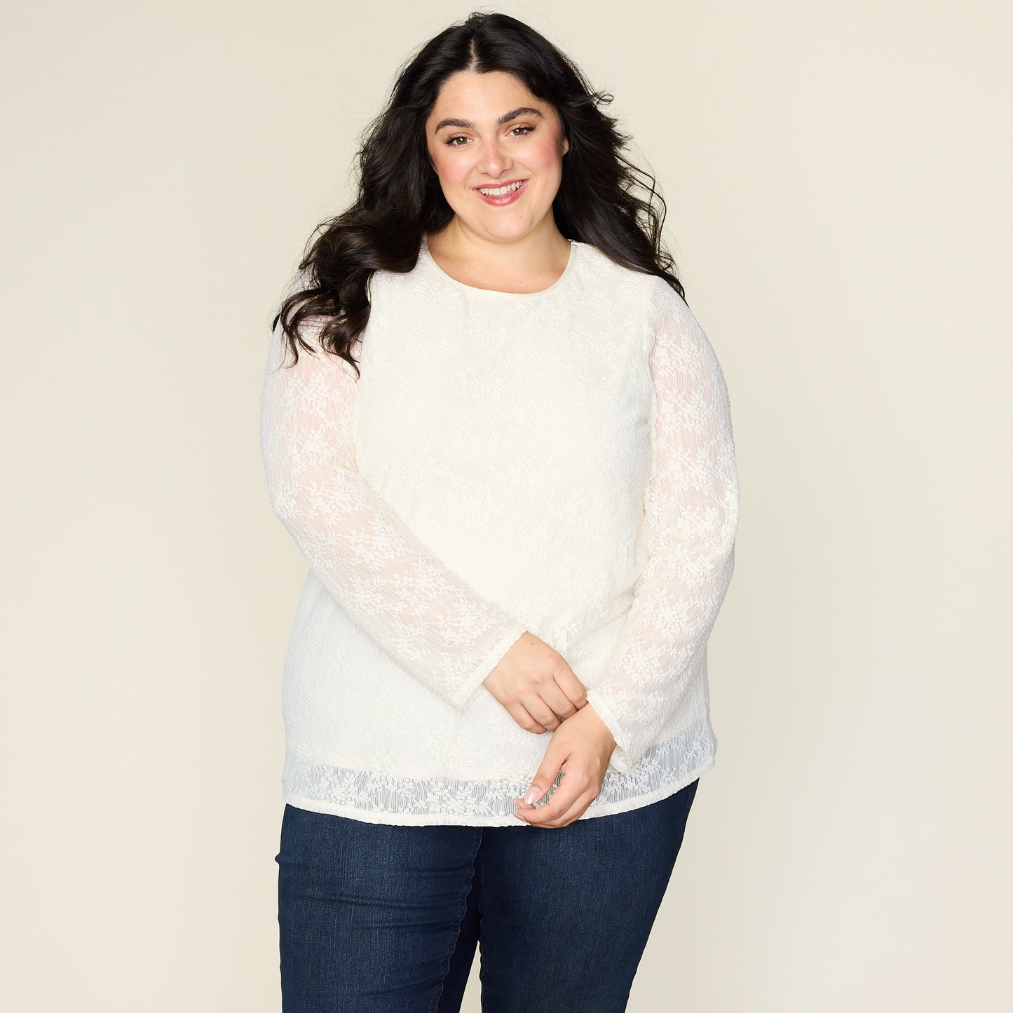 Antique White Front Detail Women