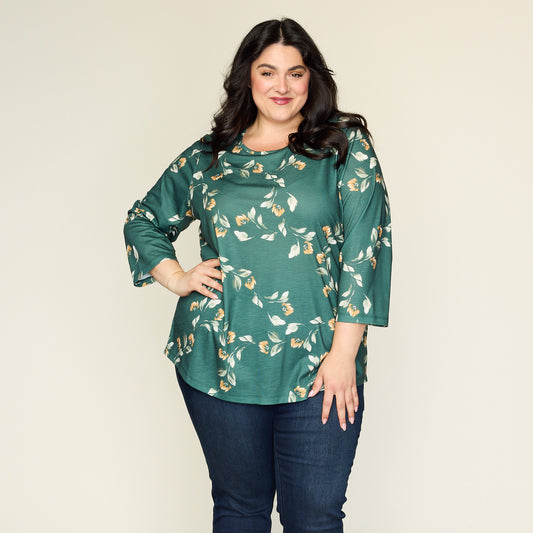 Jungle Green Front Detail Women