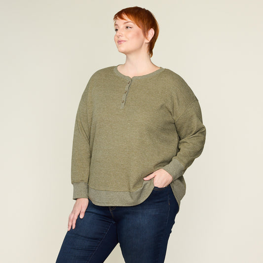Burnt Olive Front Detail Women