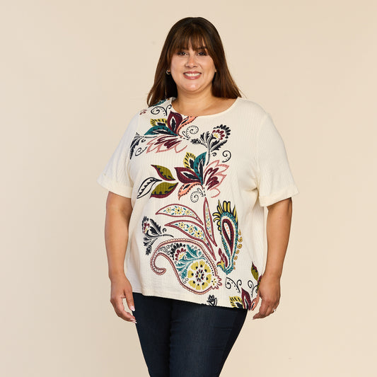 Antique White Front Detail Women