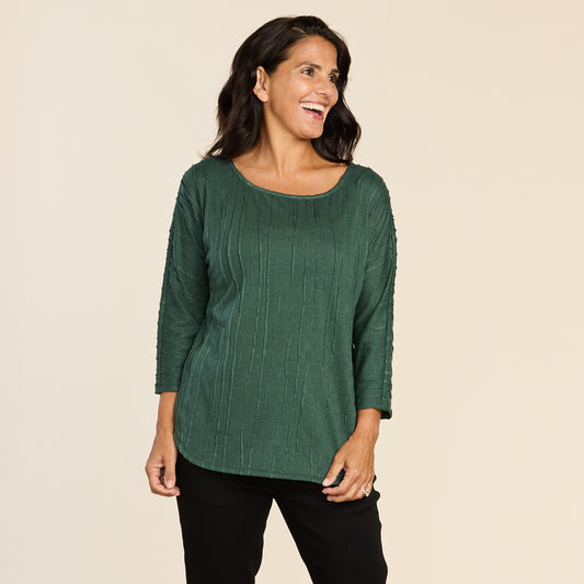 Jungle Green Front Detail Missy