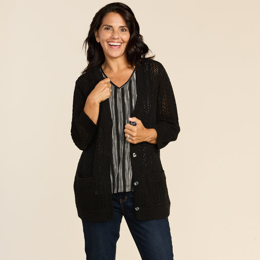 Black Front Detail Missy