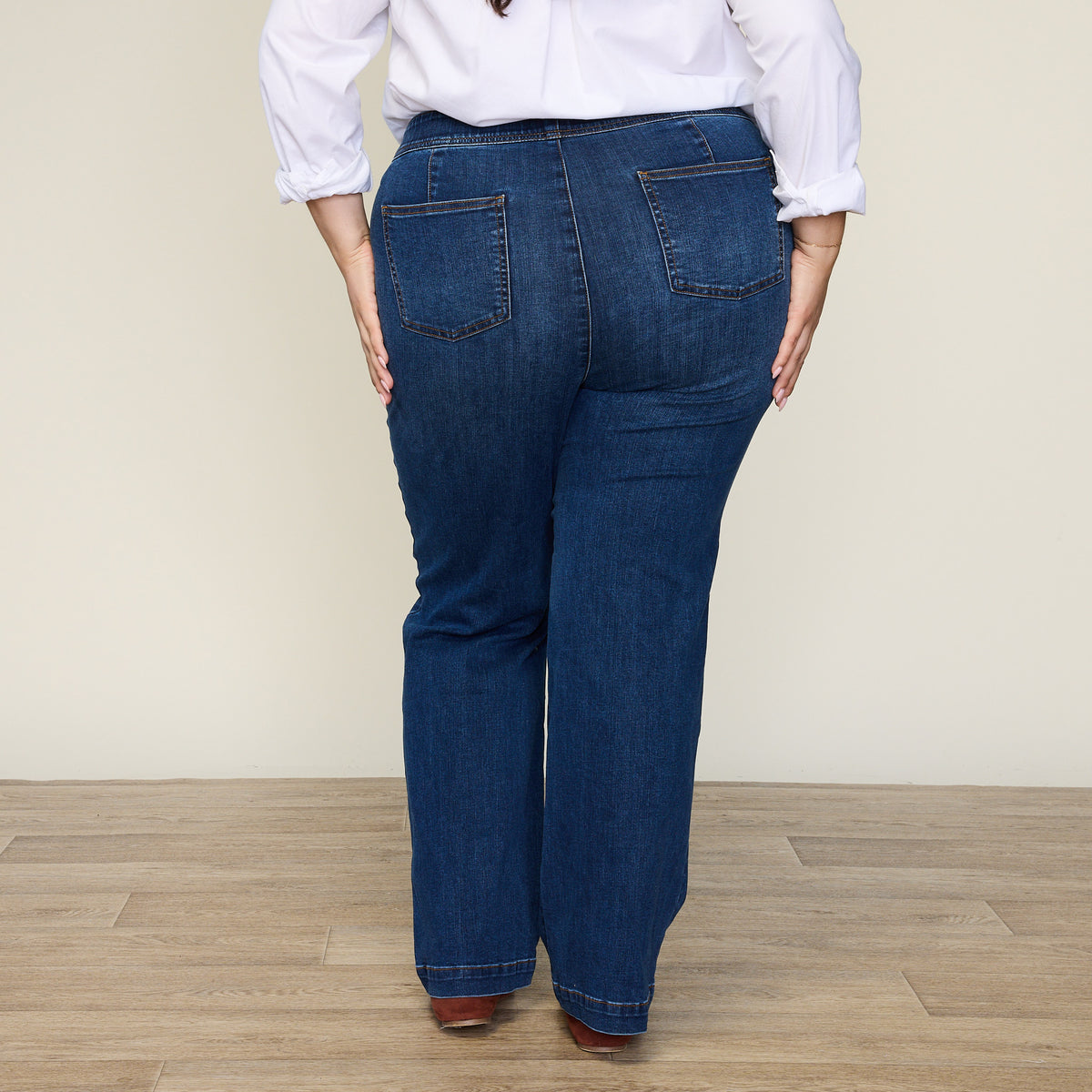 Dark Wash Back Detail Women