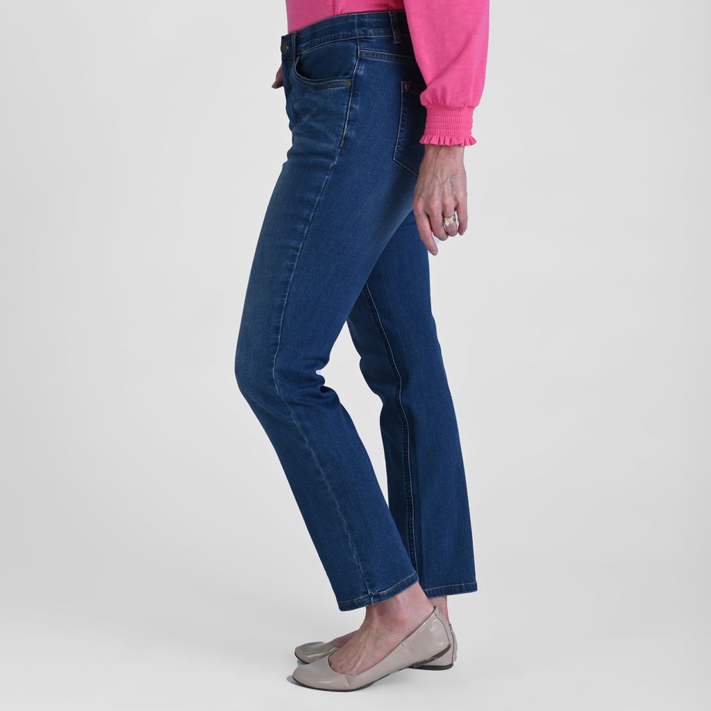 Med Stonewash Side Detail Missy