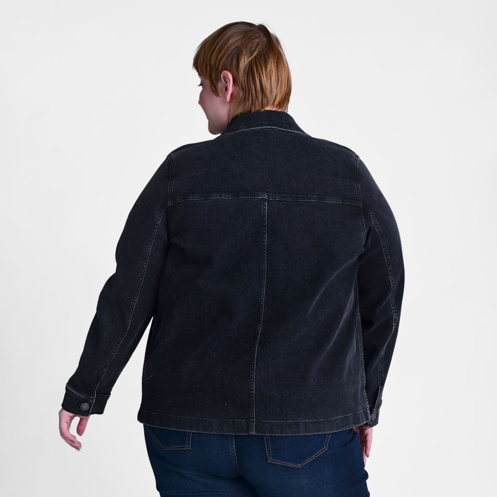 Washed Black Back Detail Women