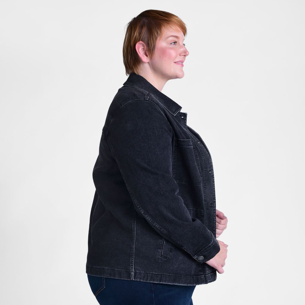 Washed Black Side Detail Women