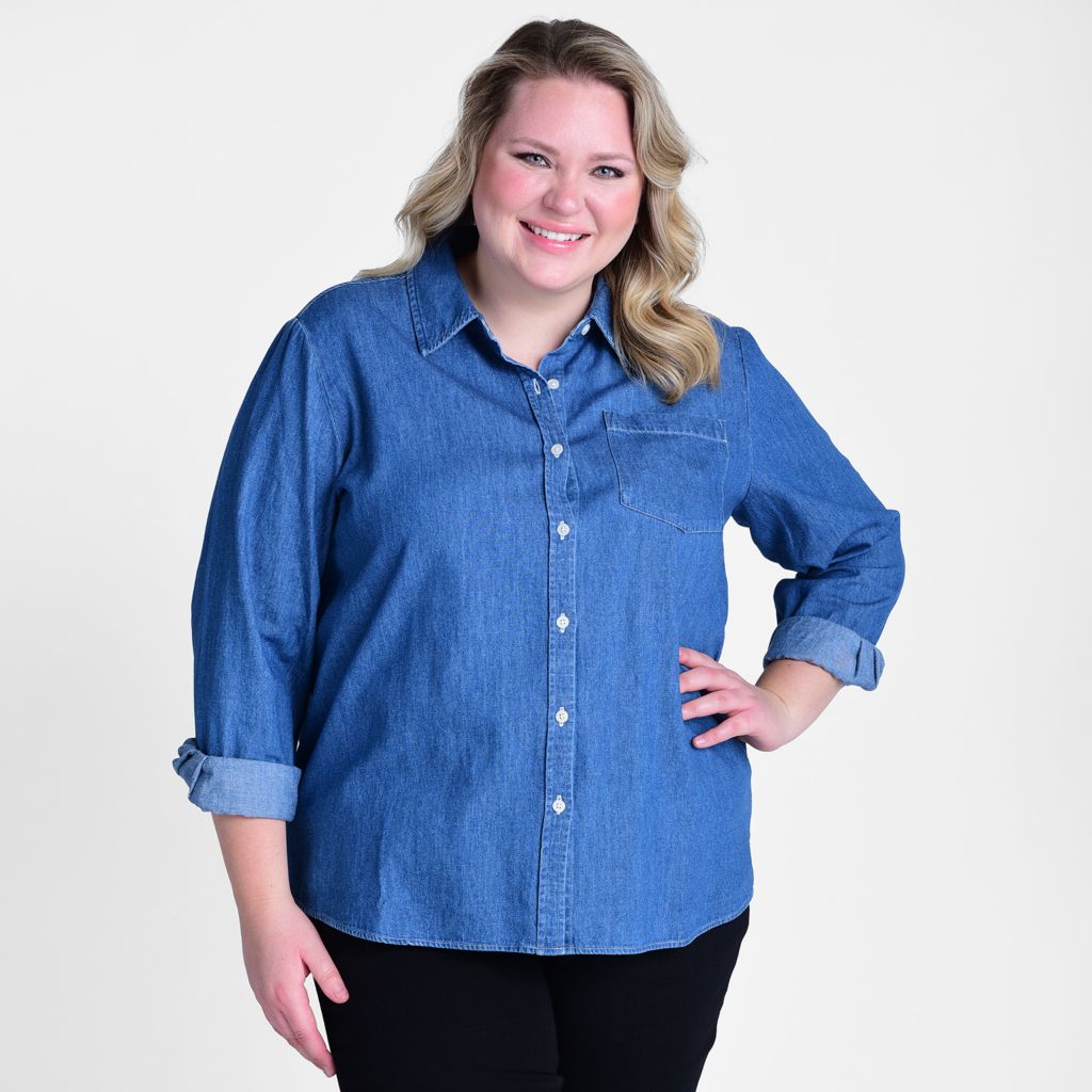 Medium Wash Front Detail Women