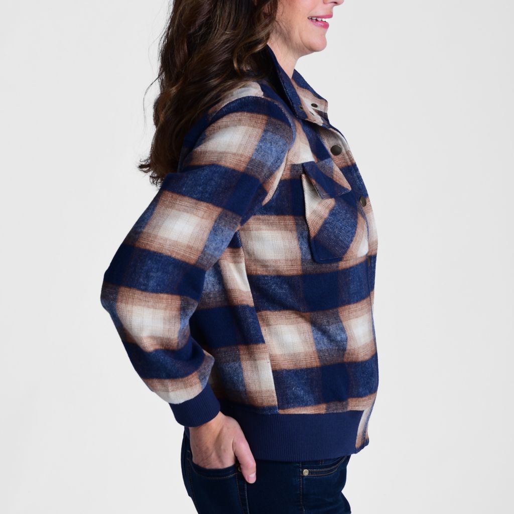 Navy Blazer Side Detail Missy