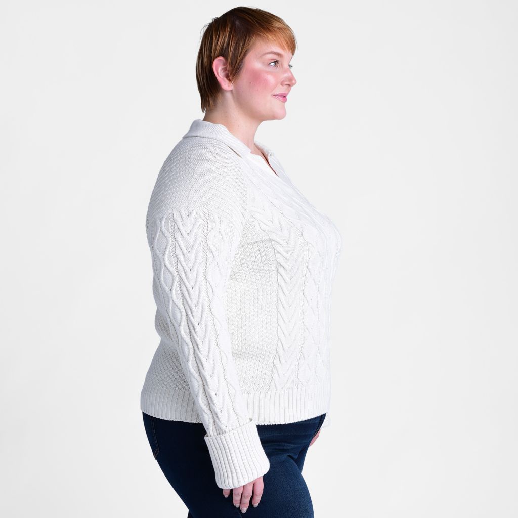 Antique White Side Detail Women