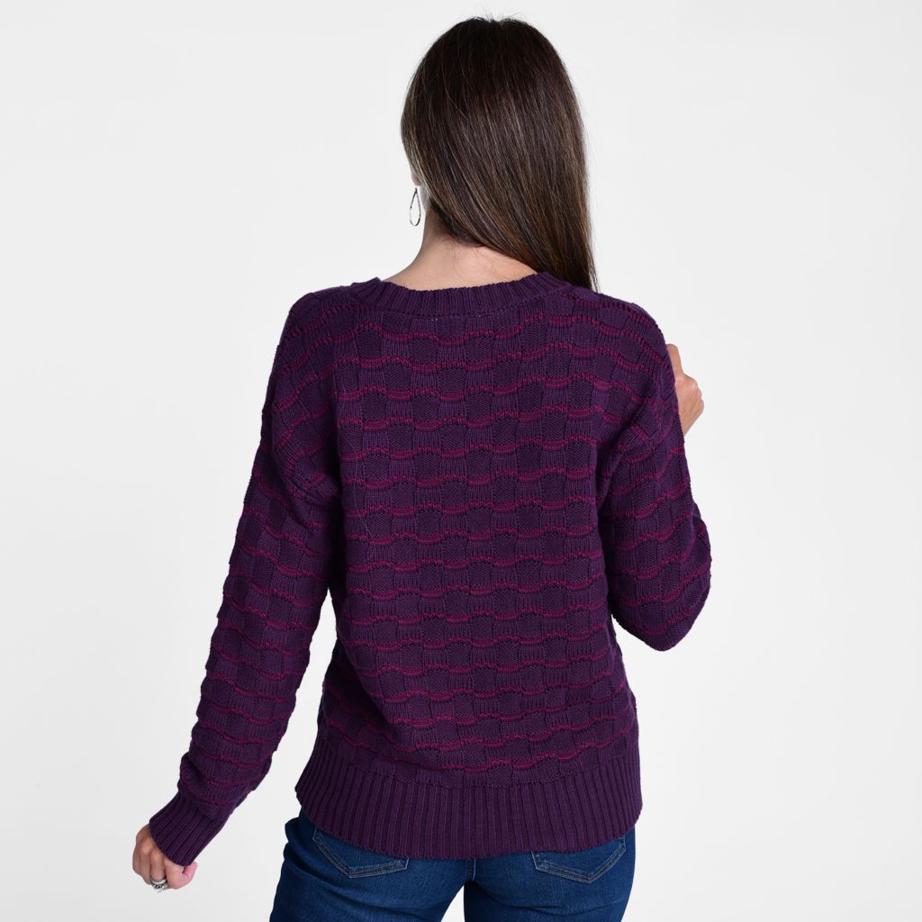 Blackberry Wine Back Detail Missy