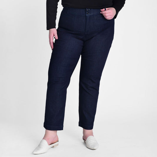 Dark Stonewash Front Detail Women