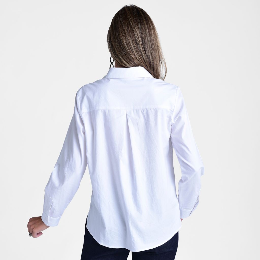 Bright White Back Detail Missy