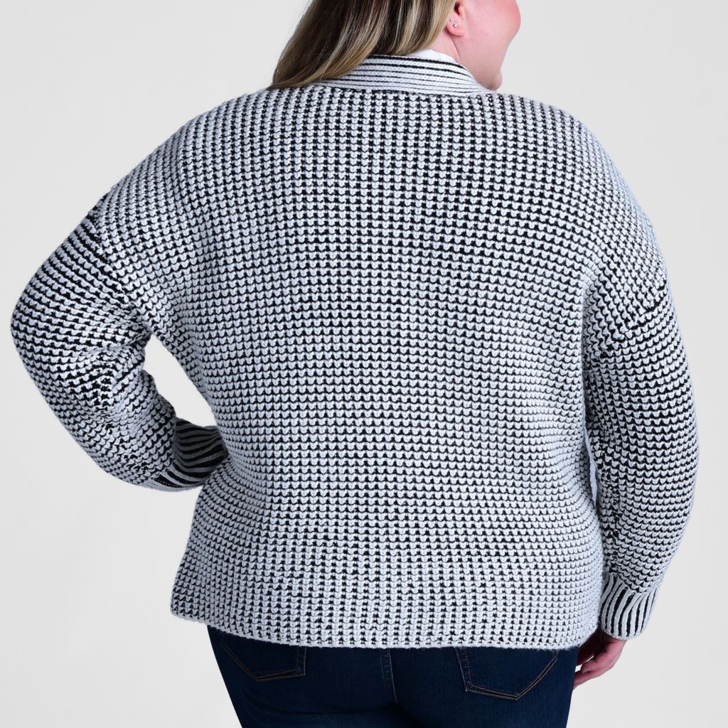 Black White Back Detail Women
