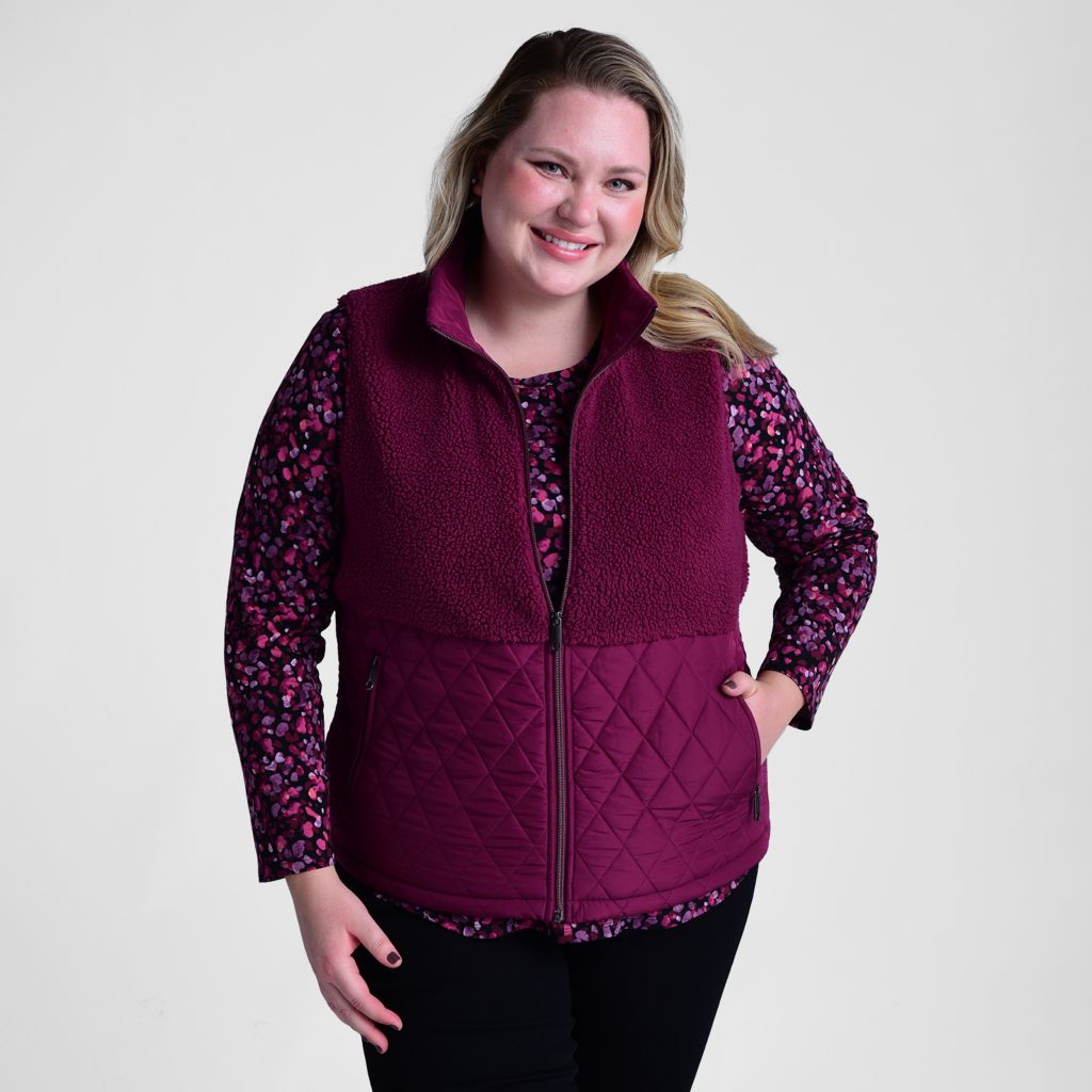 Purple Potion Zipped Detail Women