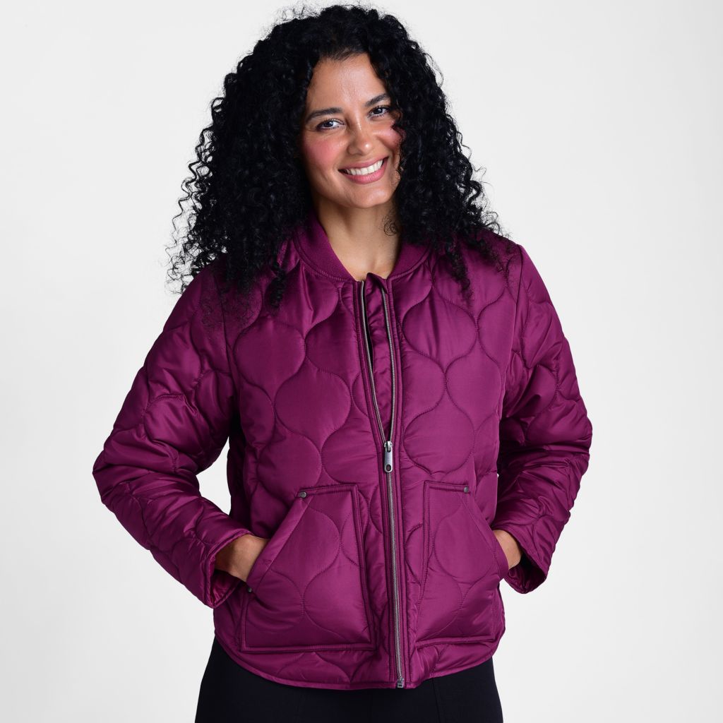 Purple Potion Zipped Detail Missy