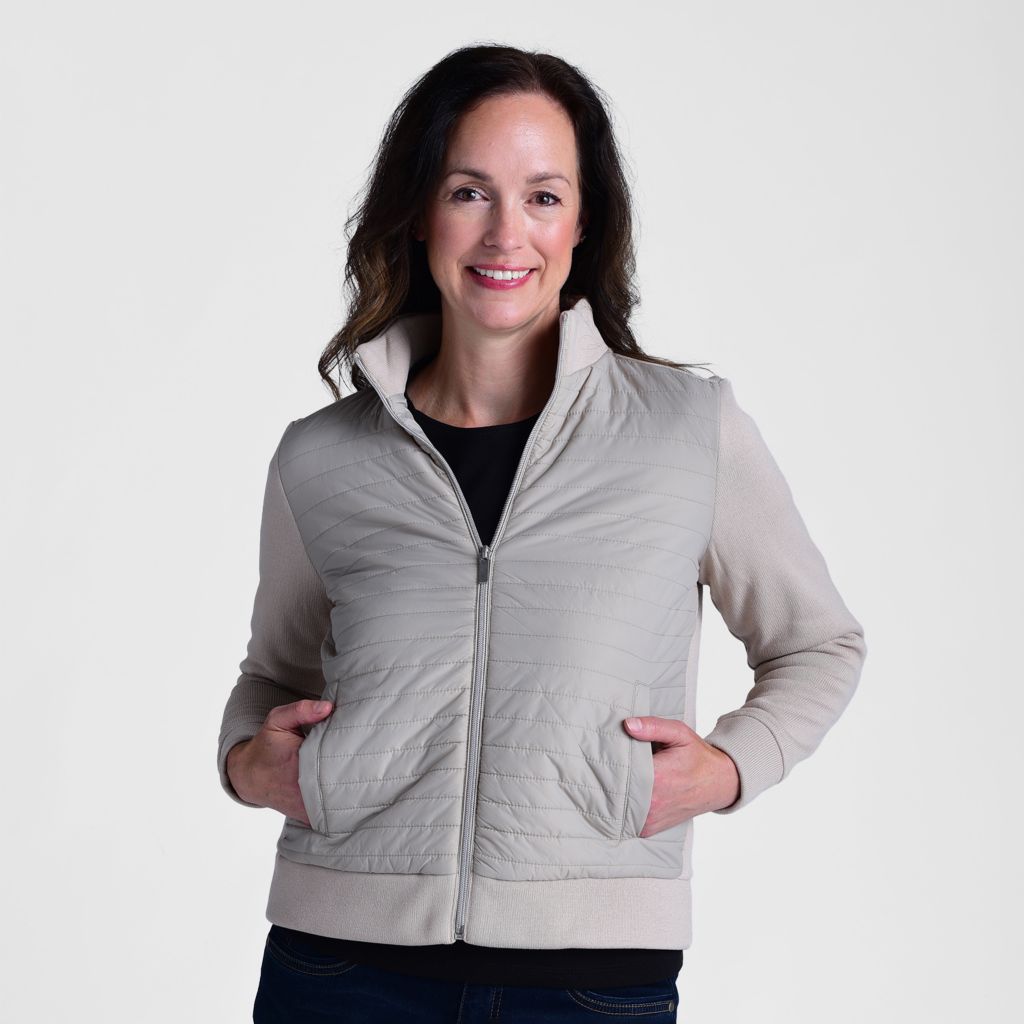 Latte Zipped Detail Missy