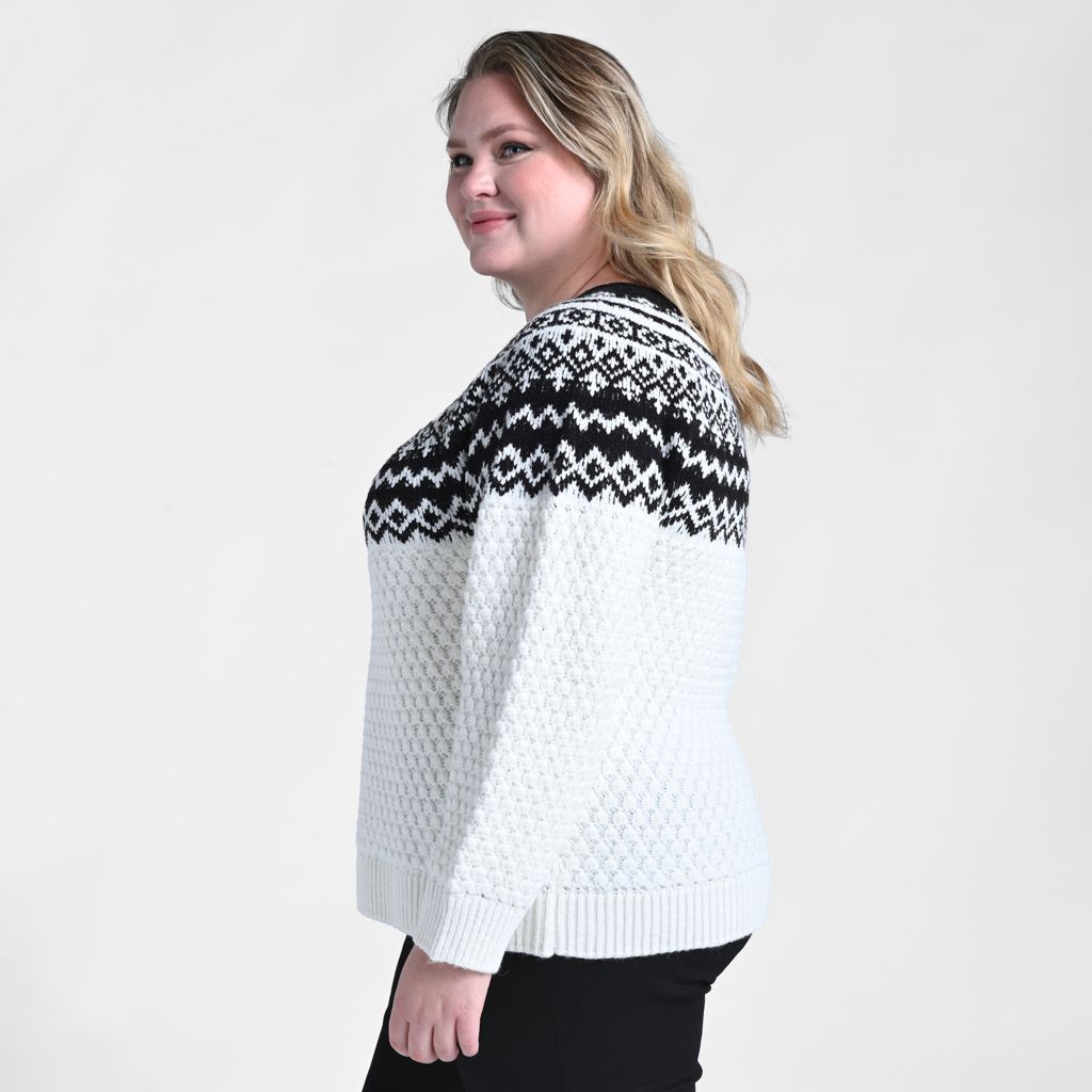 Black And White Side Detail Women