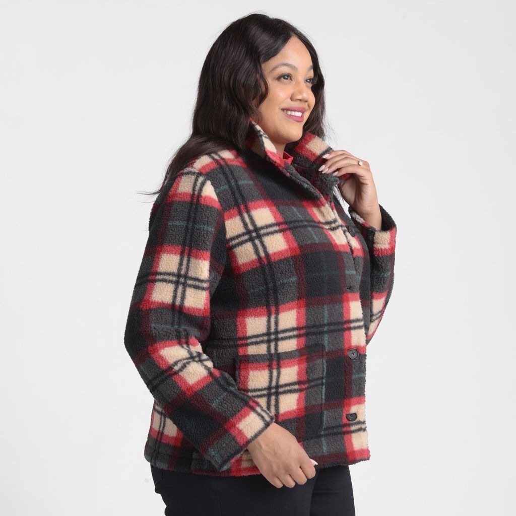 Plaid Side Detail Women