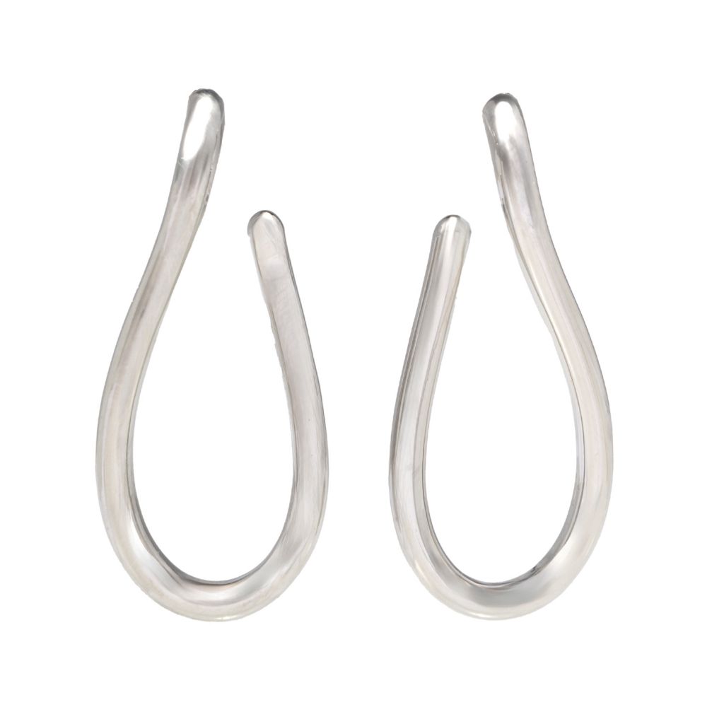 Abstract Oval Earring