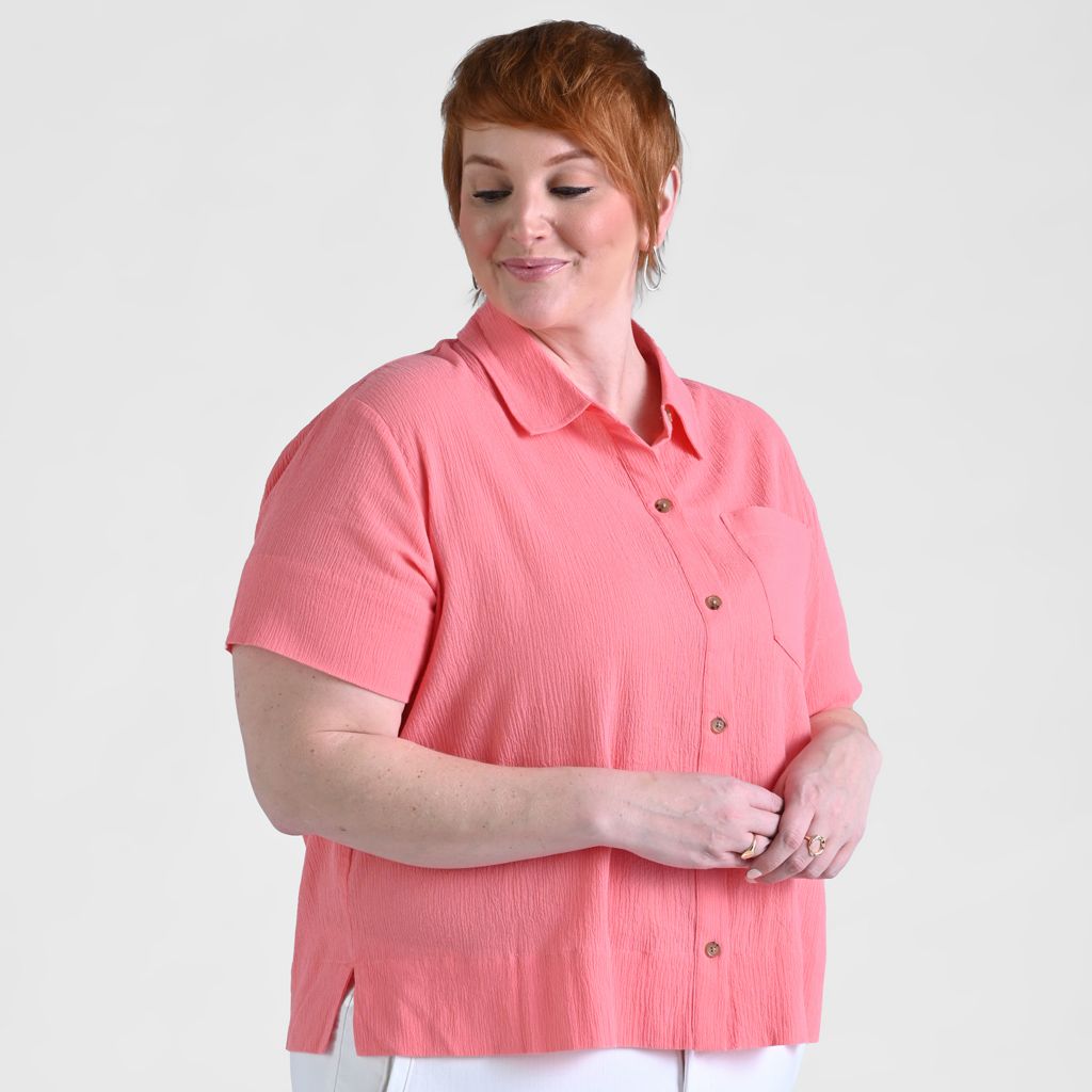 Shell Pink Side Detail Women